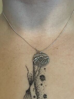 Silfr Metal Art Sterling Silver Wanderlust Necklace